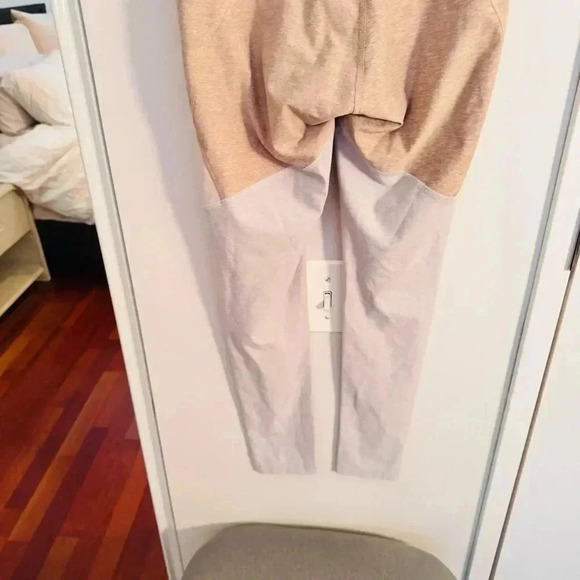 OUTDOOR VOICES neutral color block high waist leggings - Picture 6 of 6